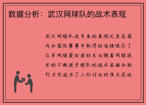 数据分析：武汉网球队的战术表现